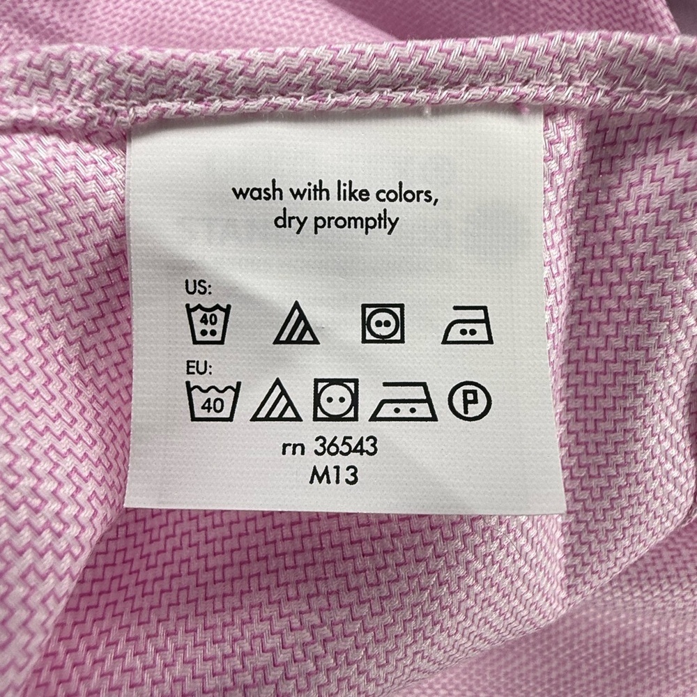 Calvin Klein Infinite Non-Iron Dress Shirt – Pink – Size 16½ 36/37 NWT! - Picture 9 of 10
